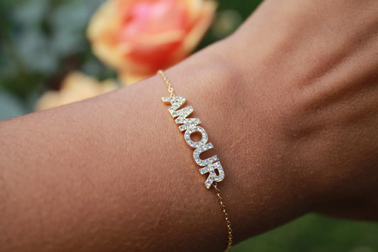 Bracelet AMOUR doré