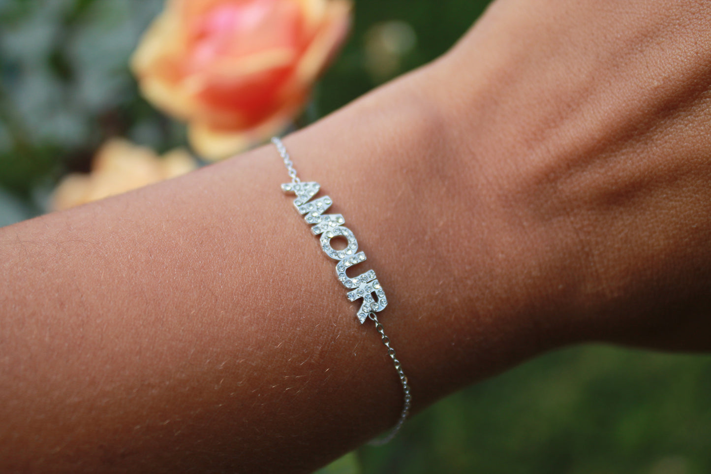 Bracelet AMOUR argenté