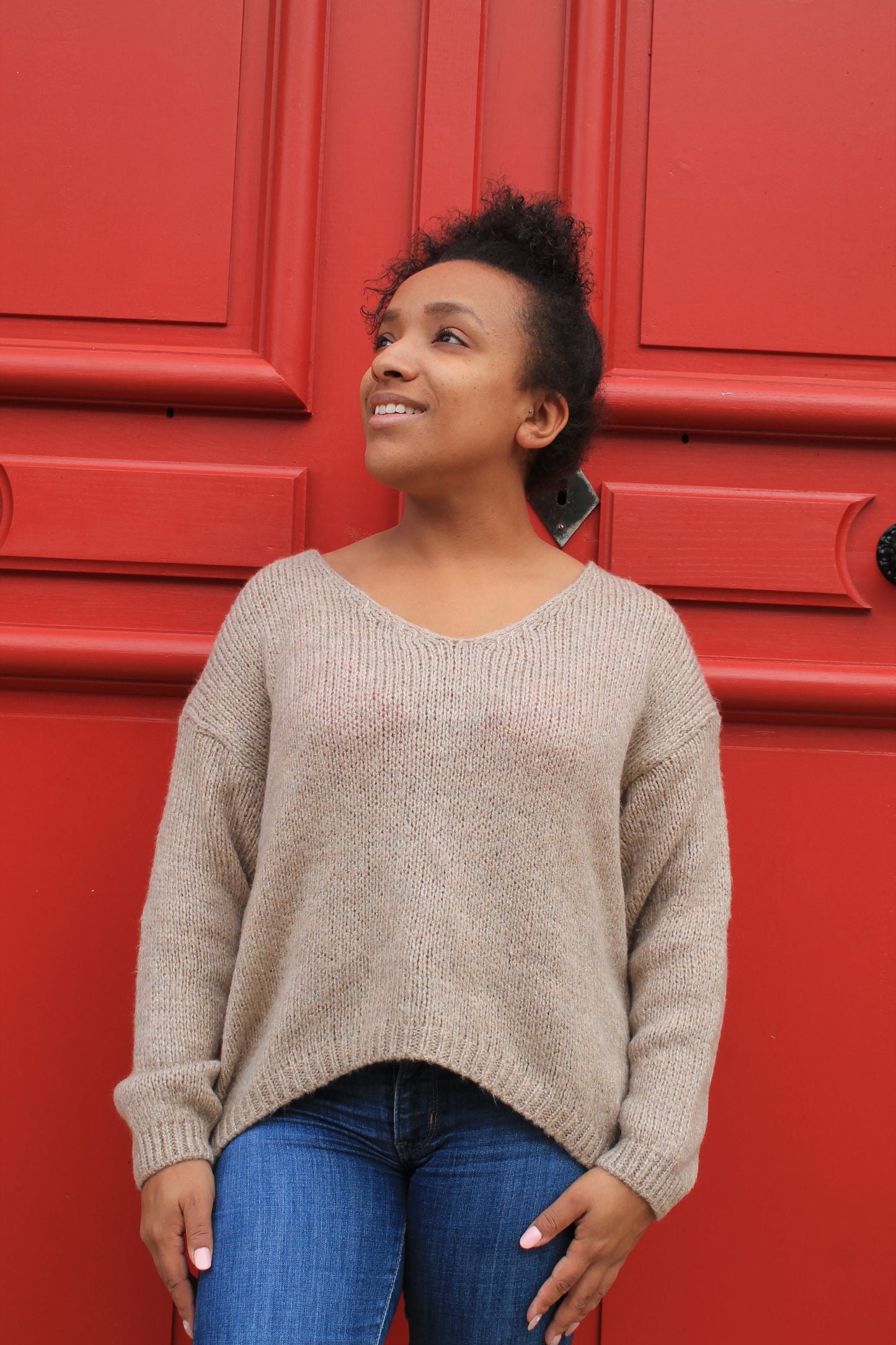 Pull Eva - Beige foncé