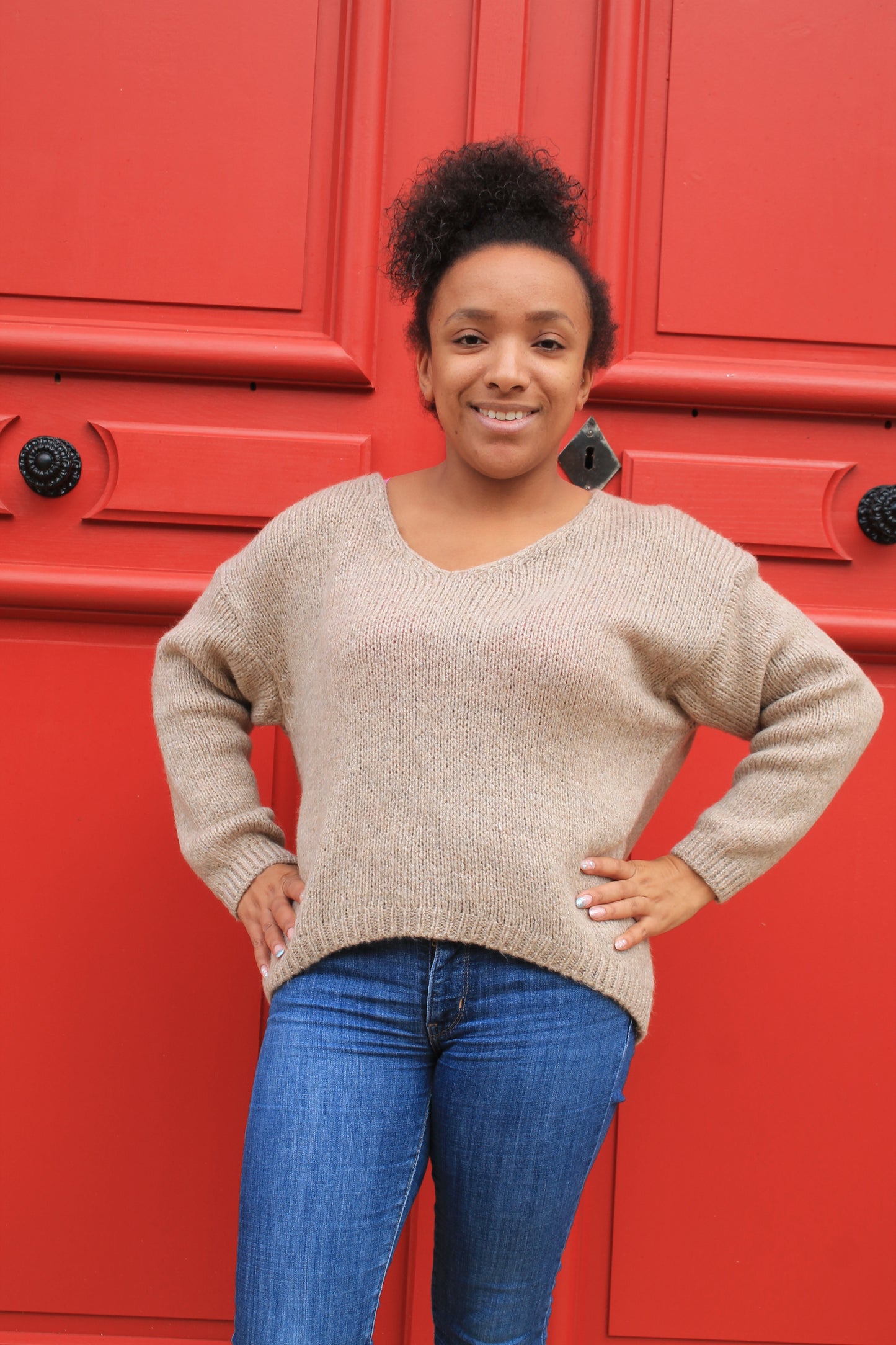 Pull Eva - Beige foncé