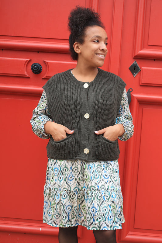 Gilet sans manches Joy - Kaki