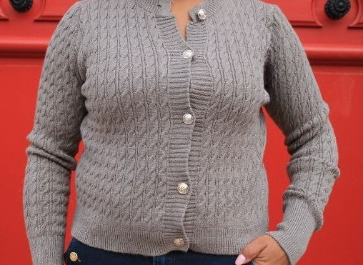 Gilet Tressia - Taupe